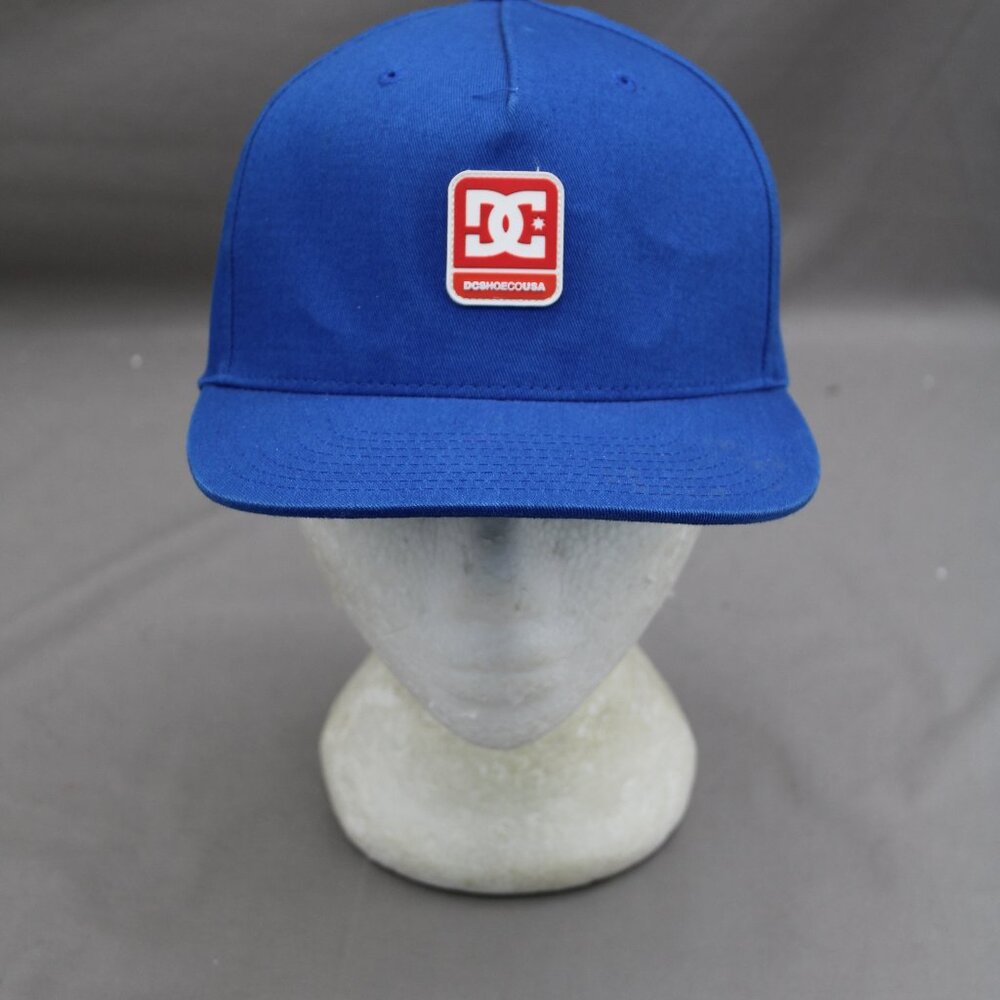 Skateboard Hat - DC Shoes Rubber Patch Logo - Adult Snapback